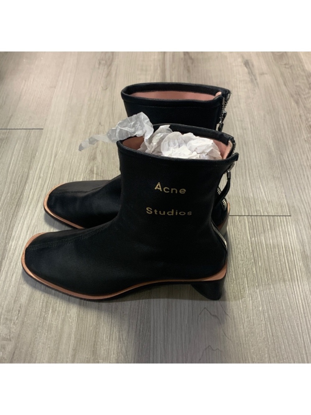 Acne Black Ankle Boots. So gorgeous boots but too small from me.